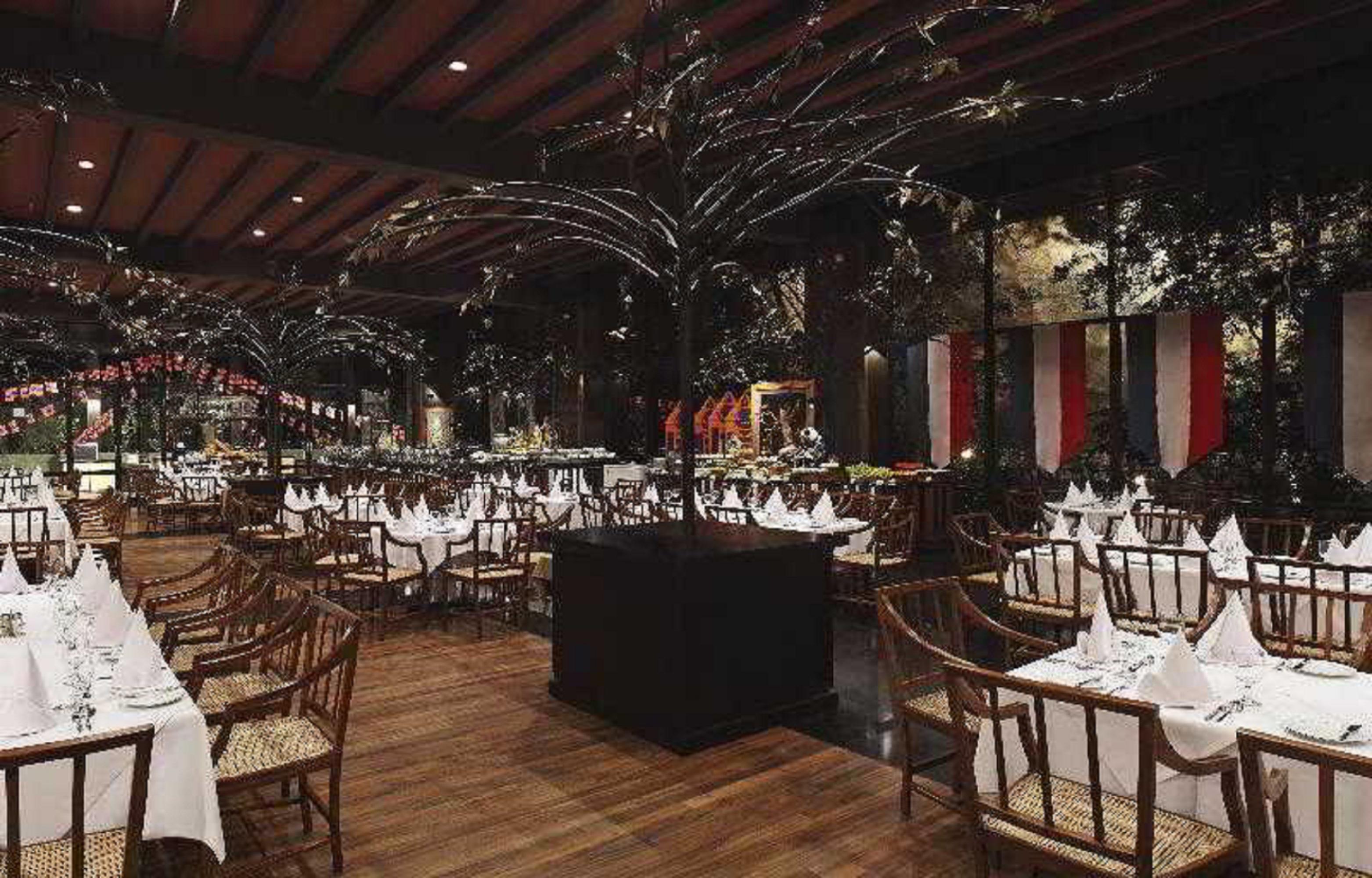 Heritance Kandalama Sigiriya Bagian luar foto The interior of the restaurant